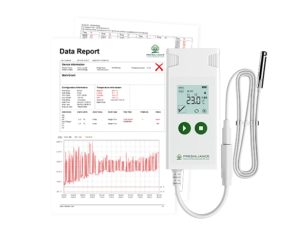Registrador de datos de temperatura y humedad Atlas Log-TH