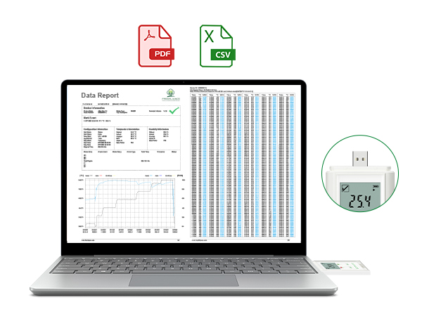 Registrador de datos de temperatura y humedad multiuso Atlas Pro-TH