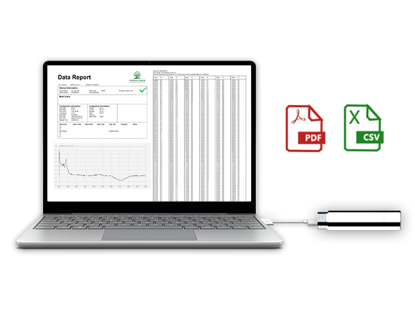 Registrador de datos de temperatura resistente Iron Tag 100