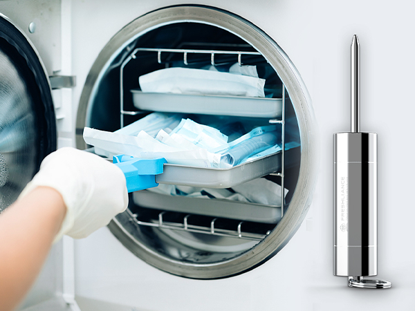 Registrador de datos de temperatura resistente con sonda externa rígida IRON 200